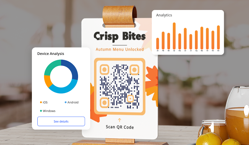 The image showcases the data tracking   and analysis feature.
