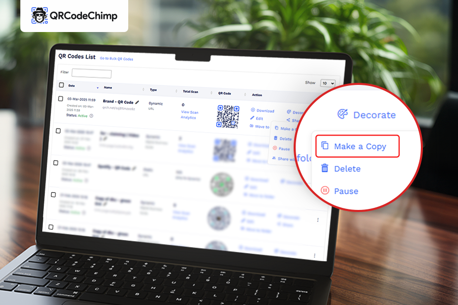 How to Make a Copy of My Existing QR Codes with the Same Design
