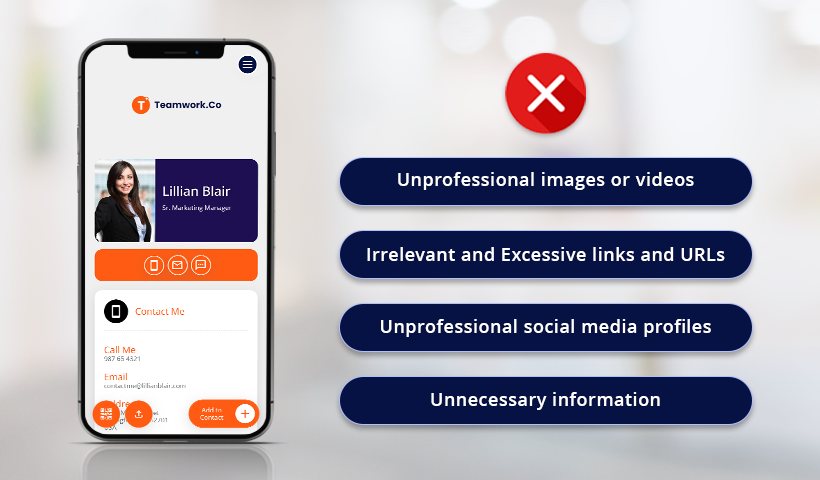 Mistakes to avoid on information on business cards