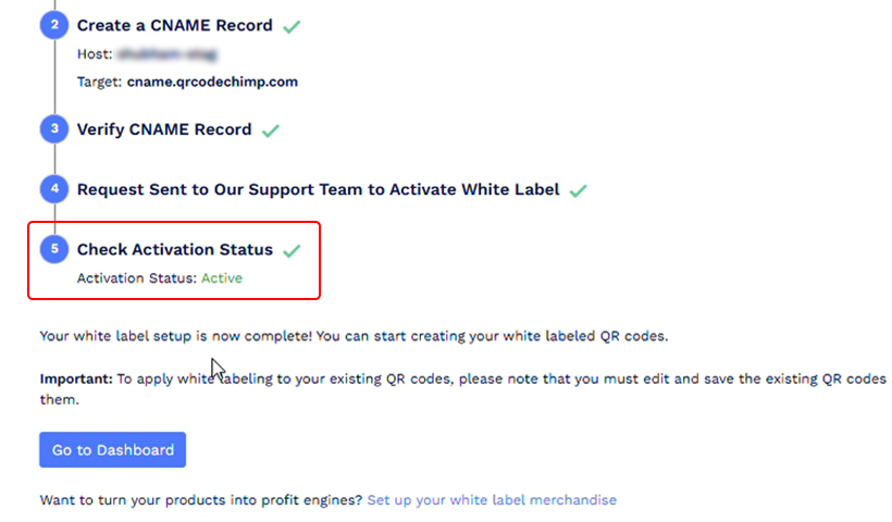 Step 7 - Check Status