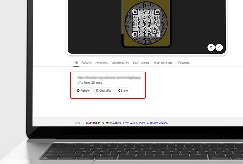Step 1: Open the URL: The user visits the provided link to access the claim portal.