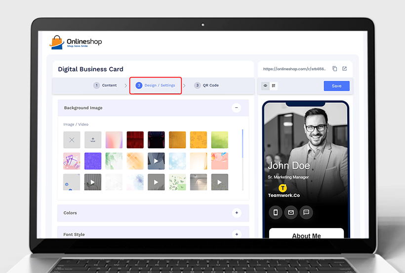 Step 7: Customize the Landing Page: Modify layout, colors, call-to-action buttons, and social media links.