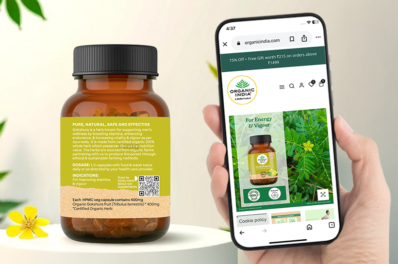  Boosting transparency: Organic India Gokshura