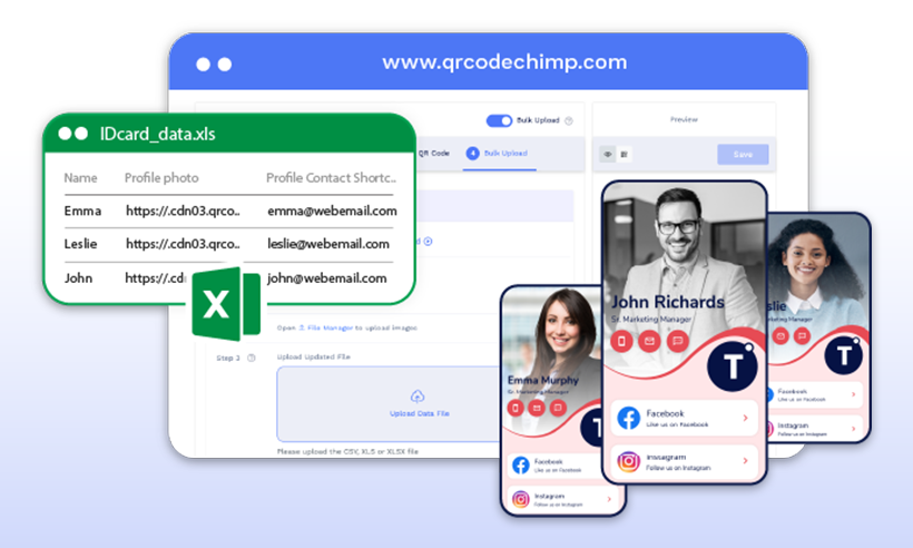 Bulk QR code creation for large campaigns