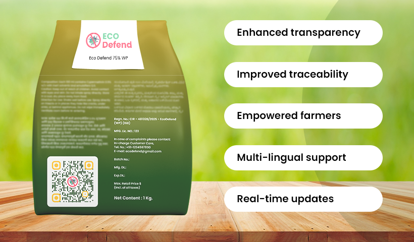 benefits of QR code labelling on insecticides